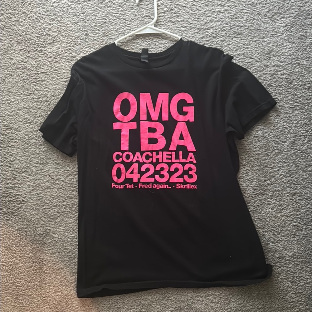 Black Coachella Graphic Tee